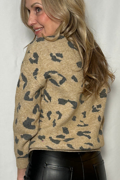 Blonde Leopard Sweater